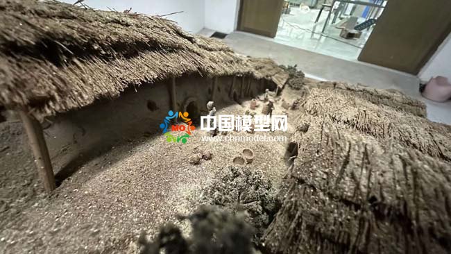 長沙窯銅官陶瓷燒制技藝復(fù)原場景沙盤模型