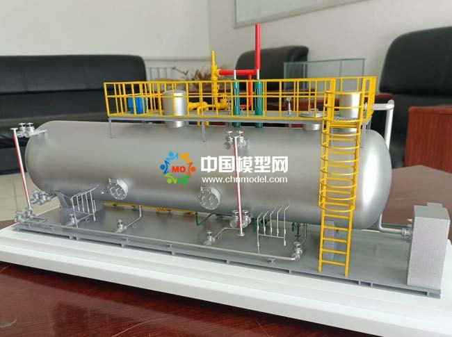 臥式儲罐模型
