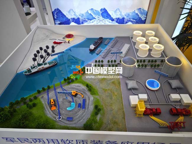 軍民兩用軟質(zhì)裝備應(yīng)用場景沙盤模型