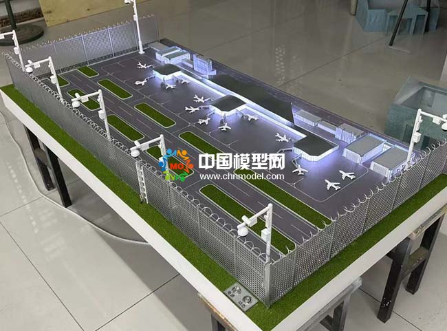 機(jī)場(chǎng)隔離防護(hù)網(wǎng)沙盤(pán)模型