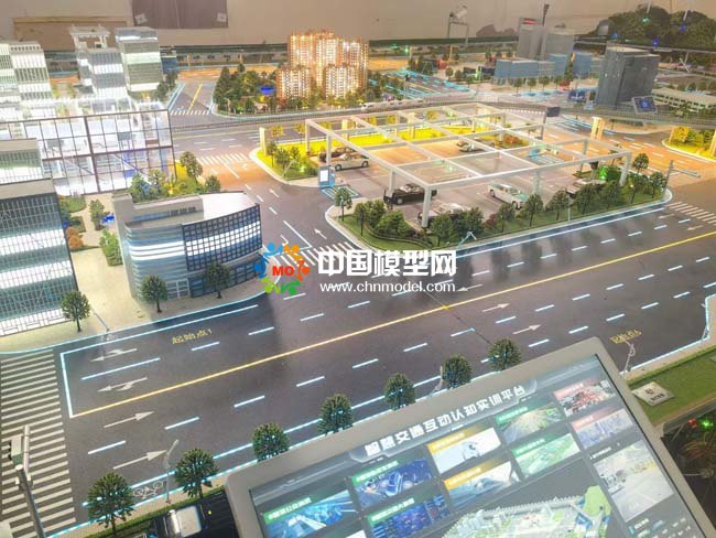 智慧交通互動認知實訓平臺沙盤模型