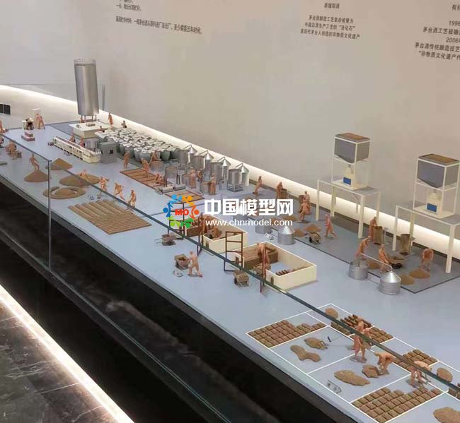 茅臺(tái)釀酒工藝流程沙盤模型