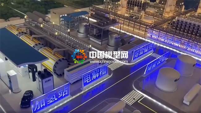 綠電儲(chǔ)能綠色化工耦合聯(lián)動(dòng)沙盤模型