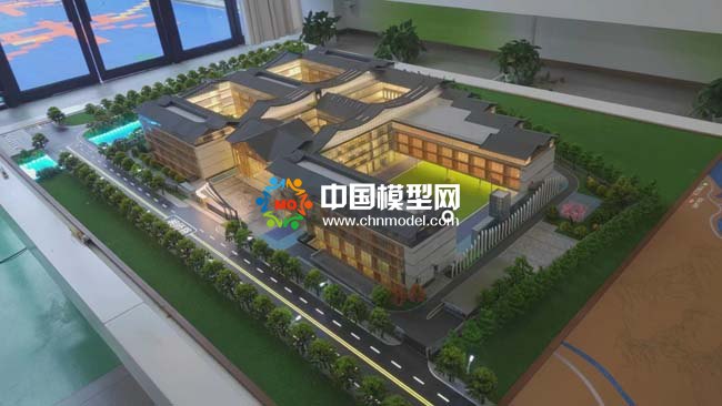 湘湖未來學校沙盤模型