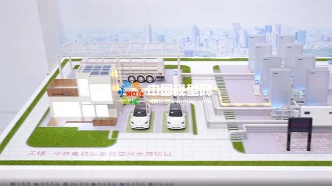 冷熱電聯供氫能應用沙盤模型