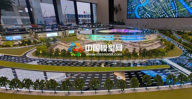 智行汽車產(chǎn)業(yè)園沙盤模型