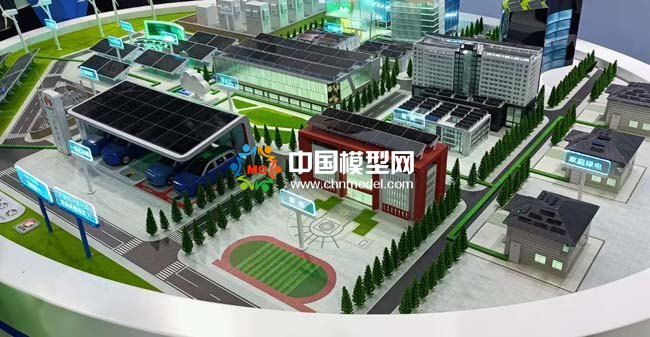 智能光伏光儲融合沙盤模型