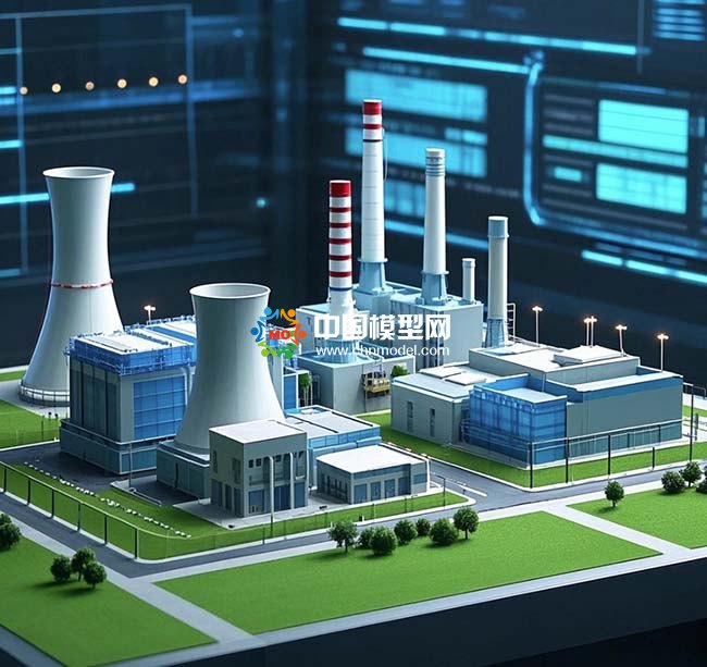 智慧電廠沙盤模型，點亮能源變革新視界