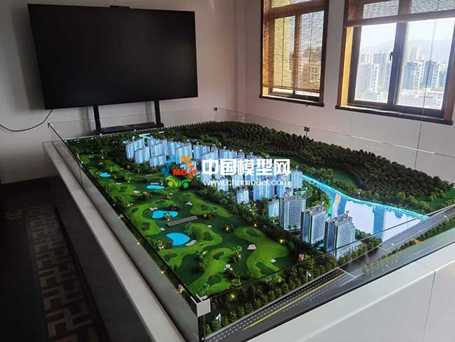 七彩瀾灣房地產(chǎn)售樓沙盤模型