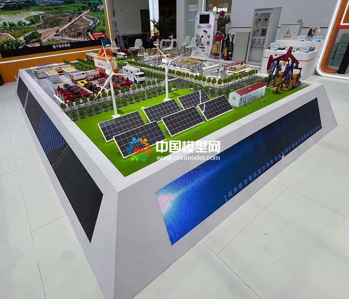 大慶油田現(xiàn)代化油田設(shè)備模型