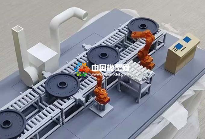 機(jī)車檢修線模型