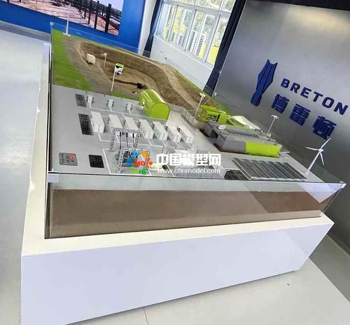 零碳生產(chǎn)綜合零碳能源解決方案沙盤(pán)模型