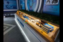 TBM 掘進機盾構法隧道施工流程沙盤模型
