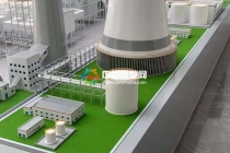 超臨界火力發(fā)電機(jī)組沙盤(pán)模型