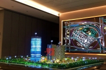 美的置業(yè)廣場展示模型，售樓沙盤