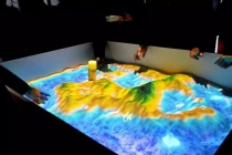 投影沙盤模型高大上，黑暗環(huán)境展示是硬傷