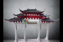 牌坊模型杭州模型公司精雕細(xì)琢