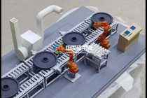 機(jī)車檢修線模型