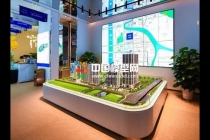 售樓部正常使用三類沙盤模型，建筑區(qū)域和戶型